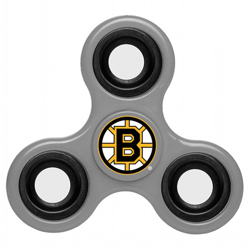 NHL Boston Bruins 3 Way Fidget Spinner G98 - Gray